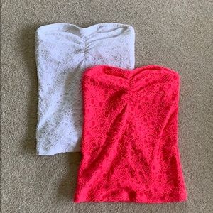 BOGO Aerie Lace Tube Tops
